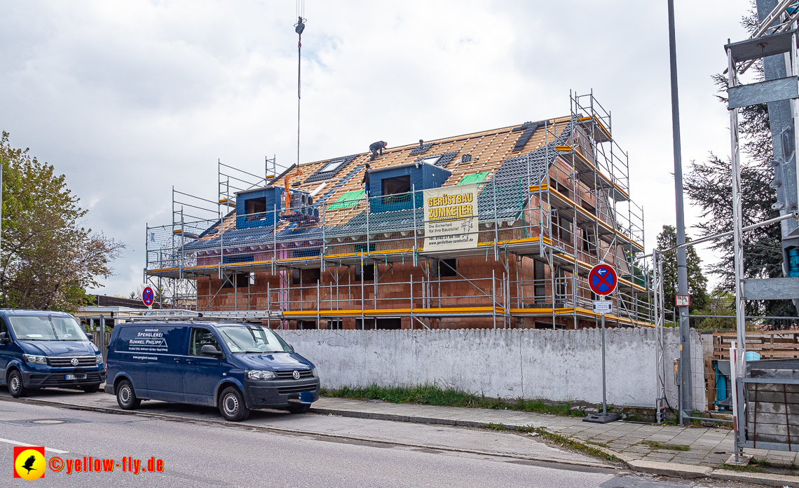 26.04.2023 - Burgfotos von der Baustell Niederalmstraße 16 in Neuperlach